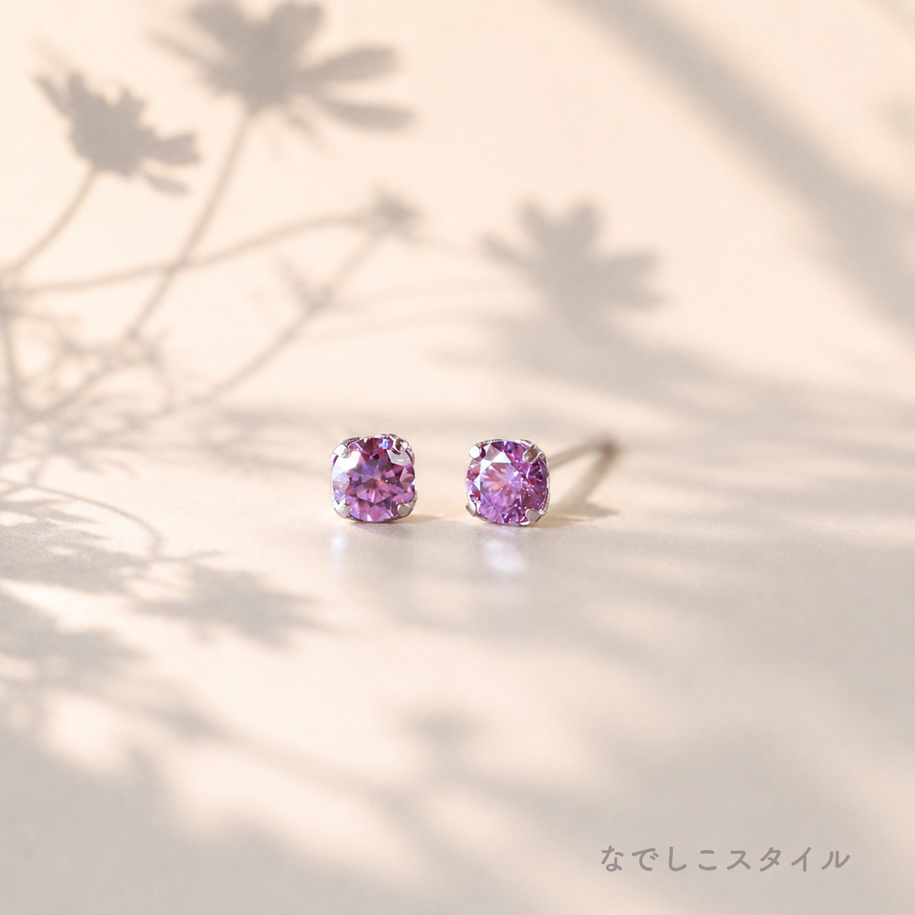 ピアス「秋桜」の画像