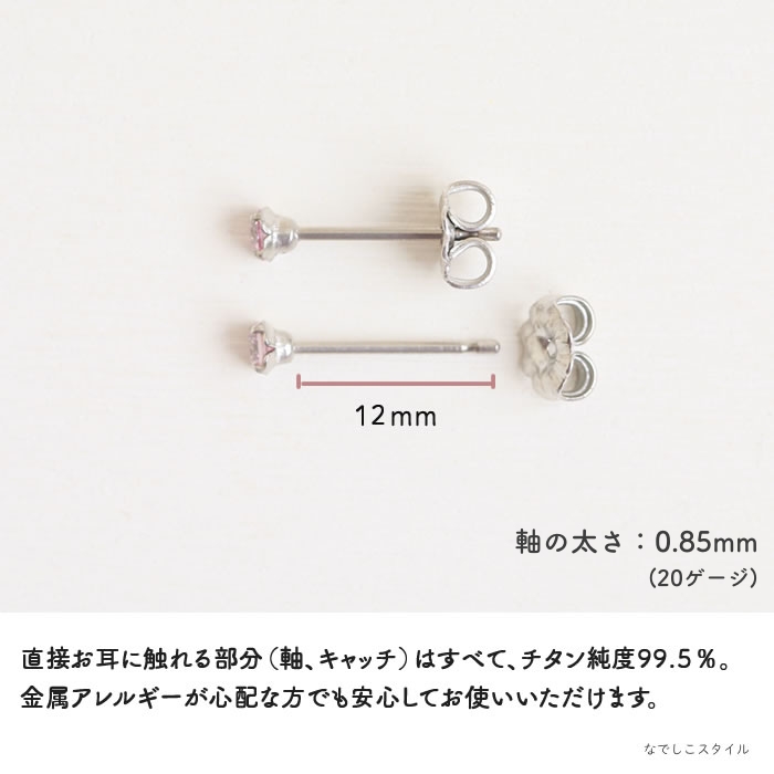 純チタン素材の説明写真