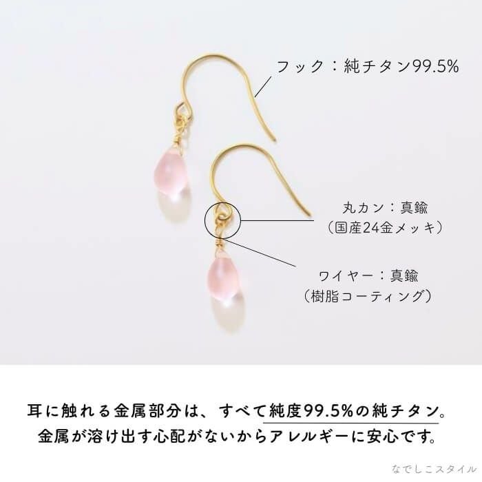 ９９．５％純チタン素材説明写真