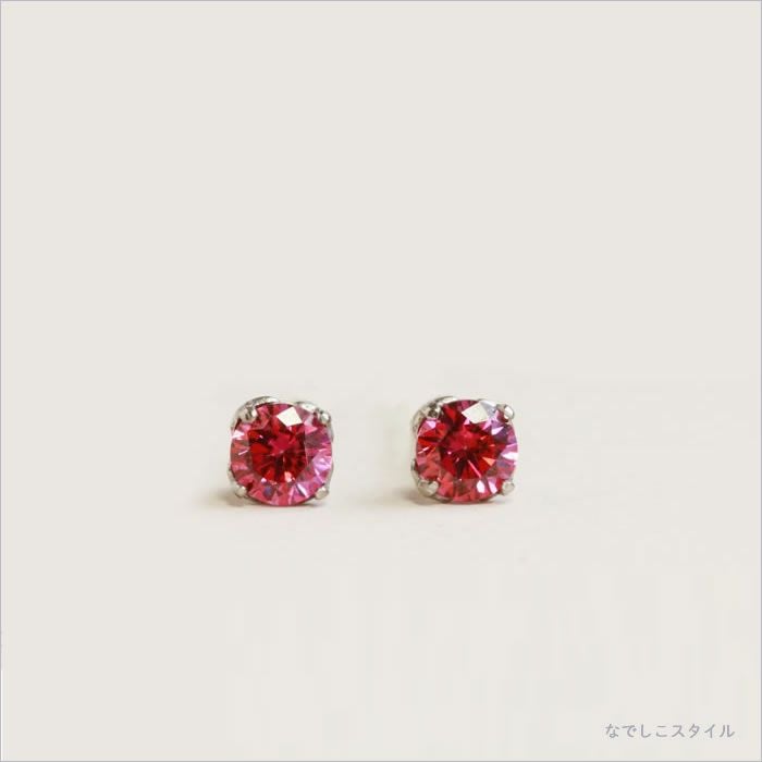 ルビー」3mm チタンピアスの通販SHOP｜なでしこスタイル