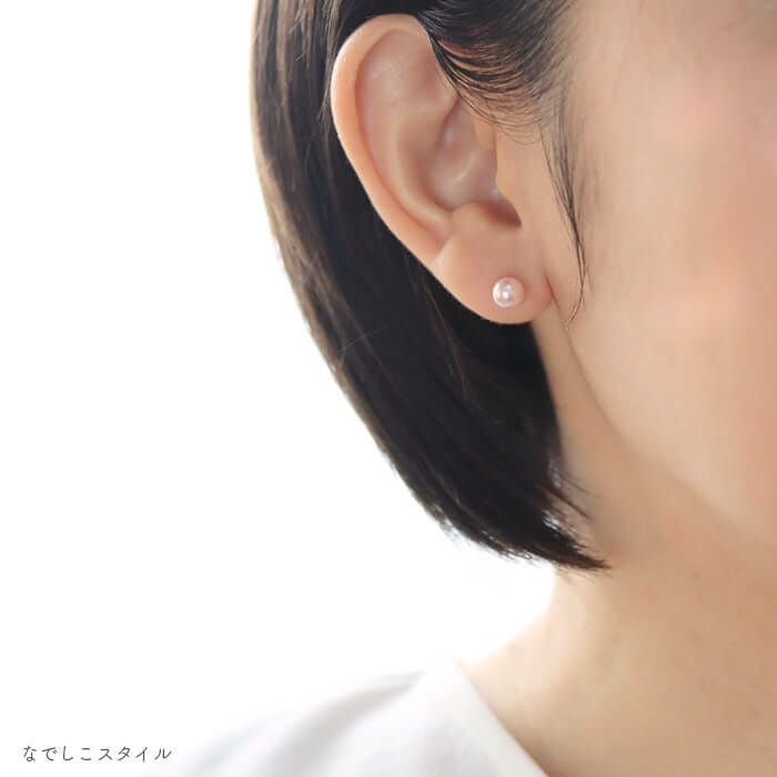 スワロフスキー／桜パール6mmスタッドピアス