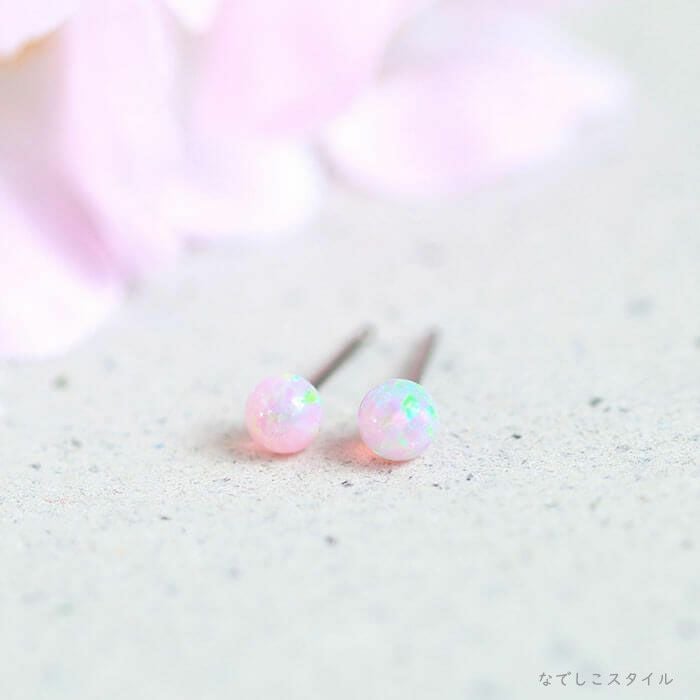 京都オパール/卯月（うづき） チタンピアスの通販SHOP｜なでしこスタイル