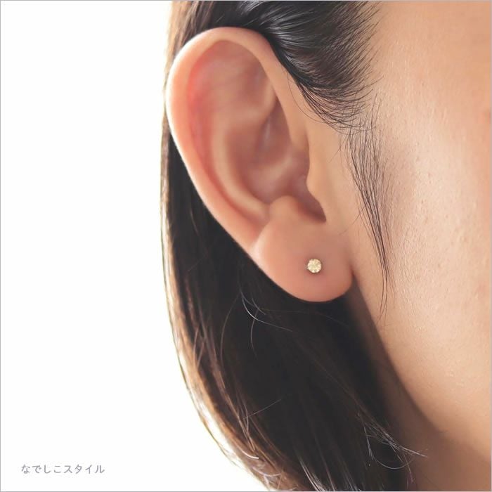 シャンパンダイア」3mm チタンピアスの通販SHOP｜なでしこスタイル