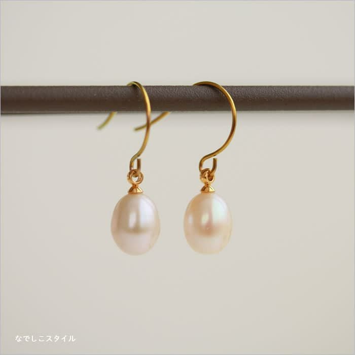 淡水パール/ フックピアス チタンピアスの通販SHOP｜なでしこスタイル
