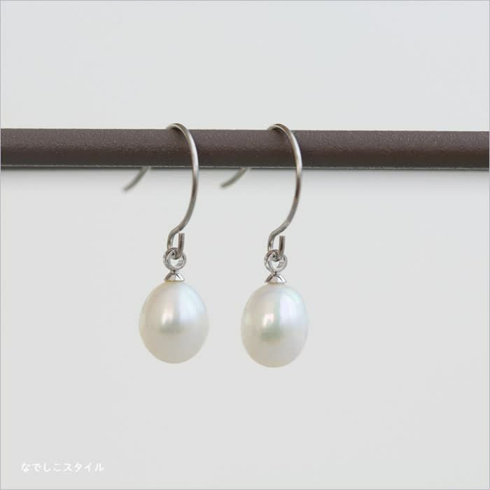淡水パール/ フックピアス チタンピアスの通販SHOP｜なでしこスタイル