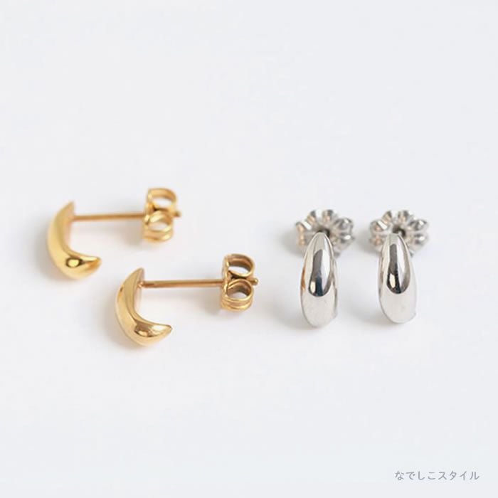 三日月ピアス レビュー