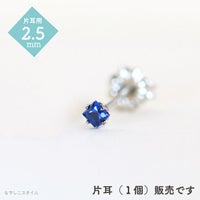 チタンピアス「アウイナイト」の片耳分の画像